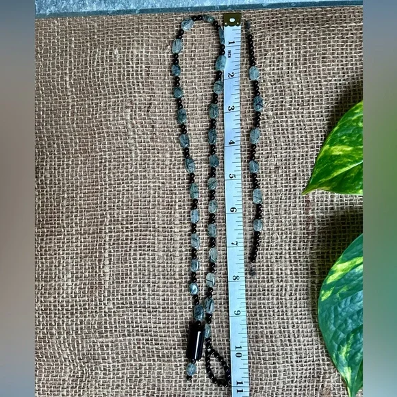 Gorgeous Handmade Glass Beads Loop Necklace and Matching Bracelet - Picture 4 of 5